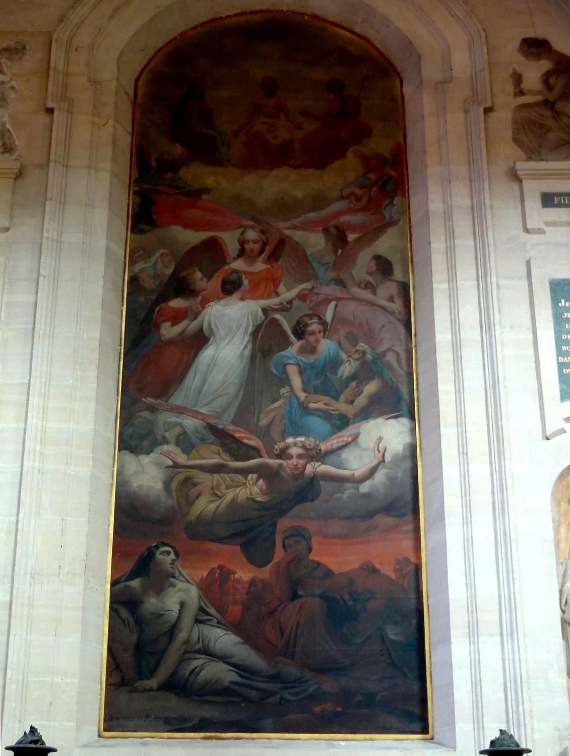 Chantilly, Chiesa di Nostra Signora dell'Assunzione, navata nord, cappella delle Anime del Purgatorio